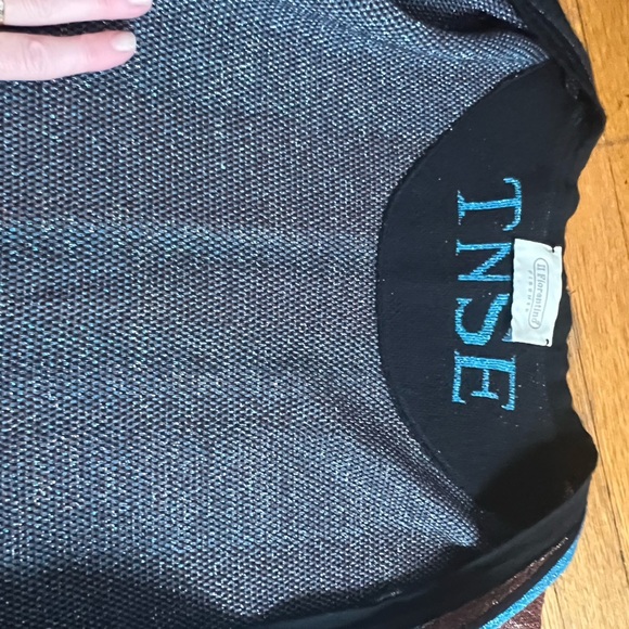 Gorgeous Italian Made metallic Swater coat Cardigan Missoni Like Style - Picture 9 of 10